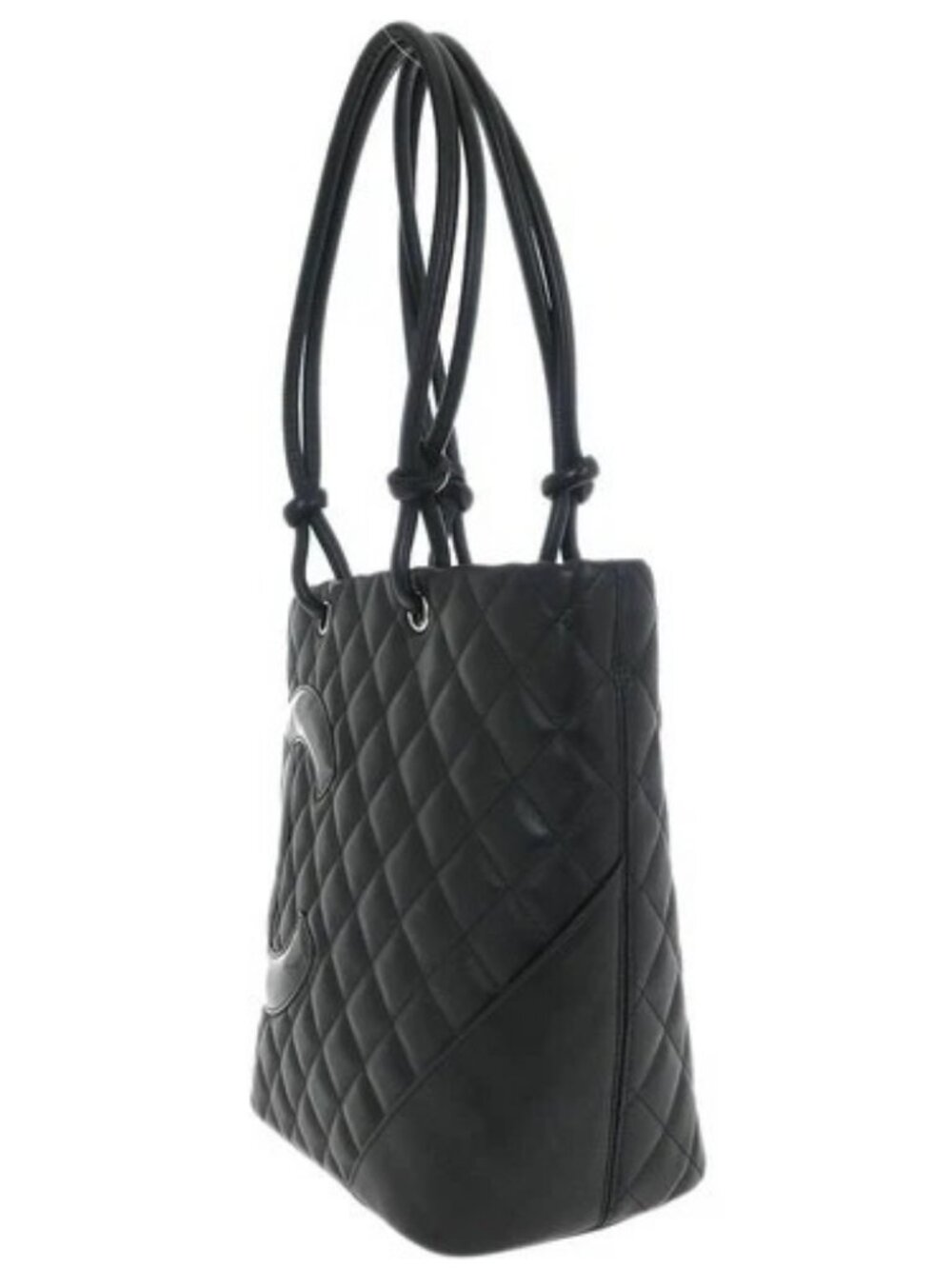 Chanel Black Calfskin Cambon Ligne Tote Handbag - Picture 3 of 16